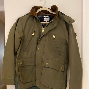 Canvas and waxed fall jacket